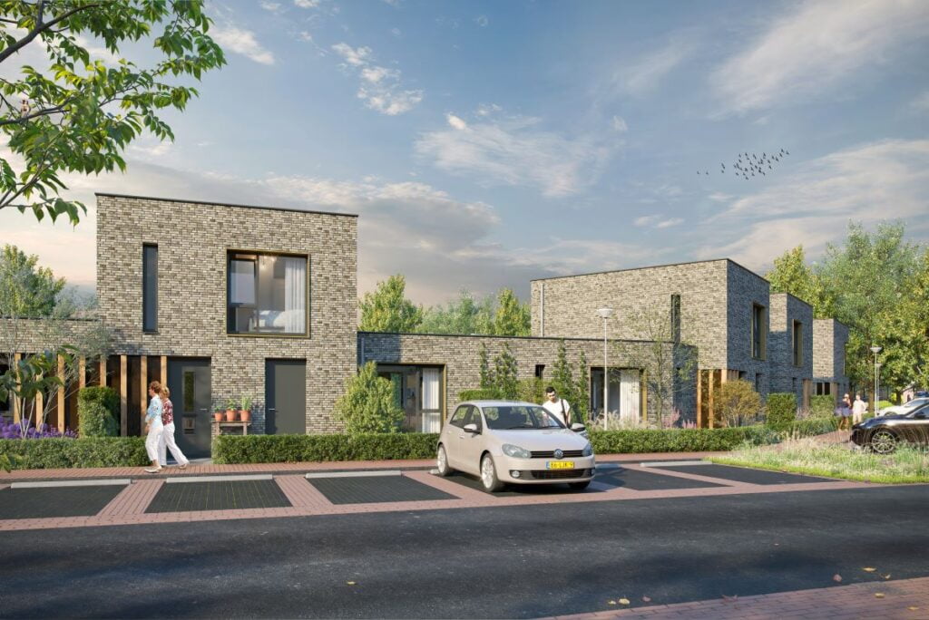 Impressie straatbeeld Houtsnip